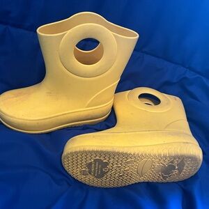 Sunny Yellow Kids Rain Boots
